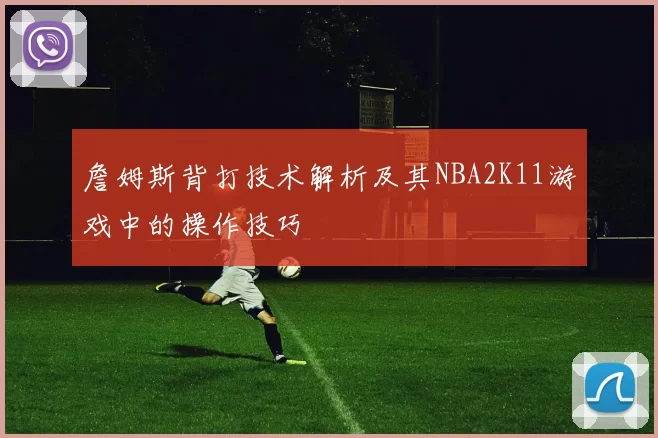 詹姆斯背打技术解析及其NBA2K11游戏中的操作技巧